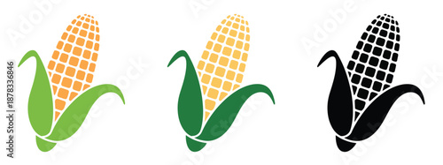 Ear of corn representing abundance and freshness, vibrant agricultural food concept