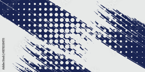 Abstract halftone wave dots background. Futuristic twisted grunge pattern, dots, circles. Vector modern optical pop art texture for posters, business cards and etc