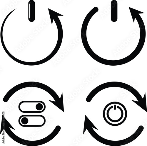 Premium Auto-Renew & Subscription Cycle Interface Icons.