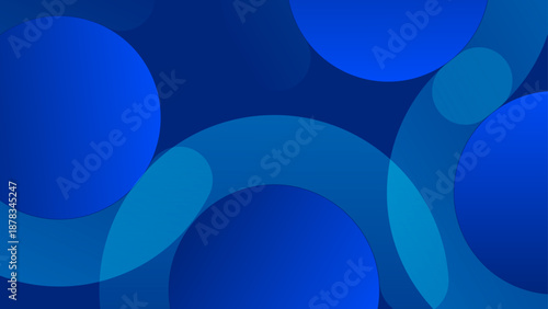 Sophisticated navy blue background with large overlapping circles and dark blue gradients for corporate use