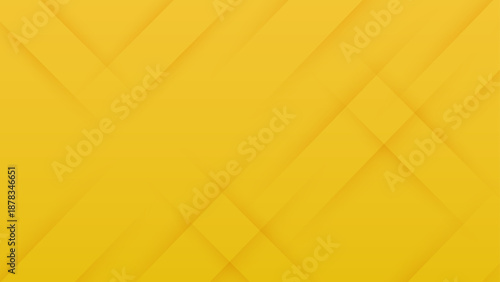 Uplifting yellow backdrop showcasing a clean minimalist design of intersecting diagonal bands and light depth