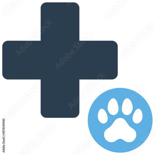 Animal rescue icon vector for emergency help. Ideal for saving stray pets, shelter services, humanitarian aid, and protection symbols.