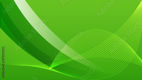 Sophisticated beige and gold background with flowing white wave lines