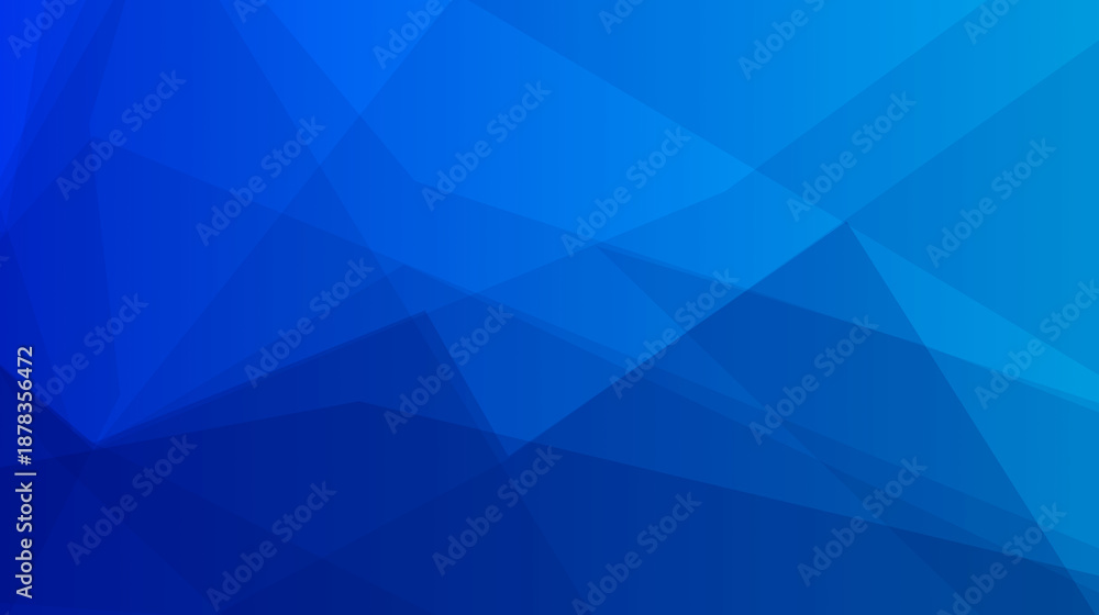 Fototapeta premium abstract blue background with triangles