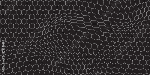 Curved net pattern. Seamless design for sportswear or equipment like soccer goals, volleyball nets, basketball hoops, hockey nets, and athletic gear. Vector net dynamic eps 10