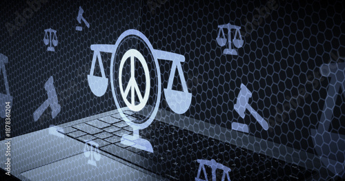 Photos Derecho internacional de la paz y justicia global concepto de mediación y tratad
