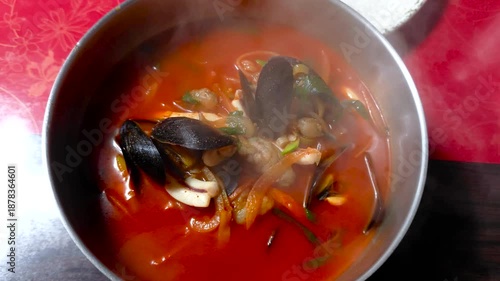 한국,음식,짬뽕,면,Korea, food, jjamppong,noodles