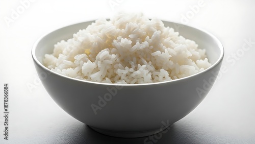 Wallpaper Mural Steaming Bowl of White Rice - Healthy Staple Food Torontodigital.ca