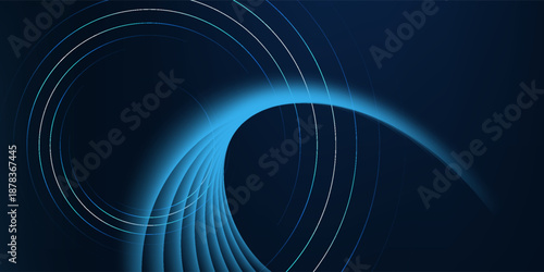 Modern abstract technology background. tech banner for corporate business concept. hi-tech abstract background vector illustration and business or presentation