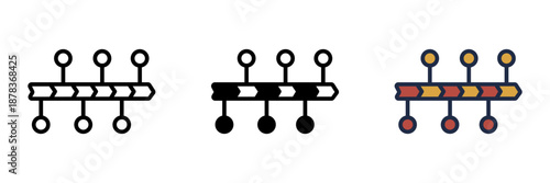 Timeline Chart is a visual representation showing events or data points in chronological order.