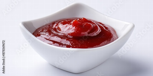 Wallpaper Mural Delicious Tomato Ketchup in a Modern White Bowl Torontodigital.ca