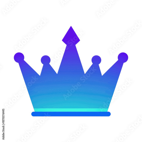 Purple gradient crown app icon.
