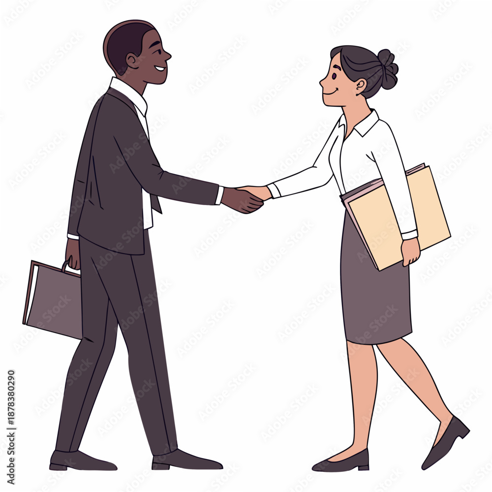 Fototapeta premium Business handshake