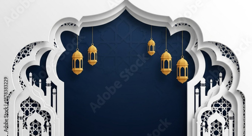 Background of the mosque 