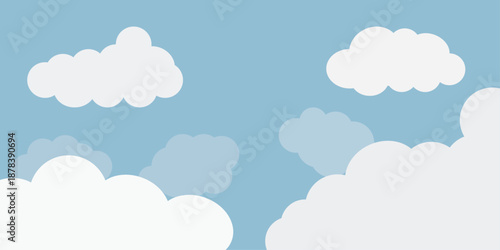 Blue sky background with clouds background.