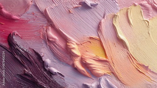 Abstract art palette