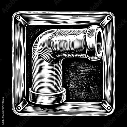 Industrial pipe fitting