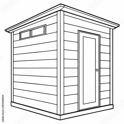 Modern garden shed design