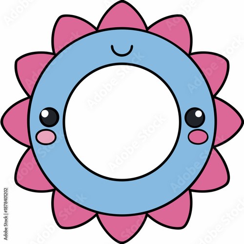 Cartoon flower character