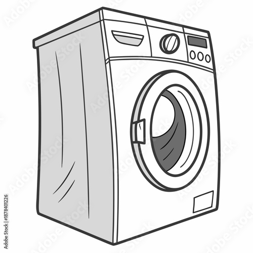 Modern front-loading washing machine