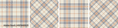  Flannel skirt design seamless pattern for dress check, gingham , tartan plaid , tablecloth other modern and fashion print.