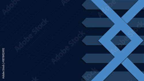 modern business background with lines and arrows representing growth, abstract background blue wallpaper vector illustration 