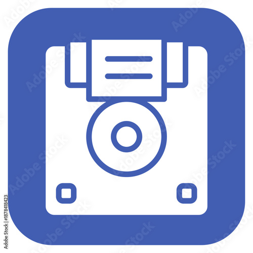 Floppy icon vector image. Can be used for Retro.