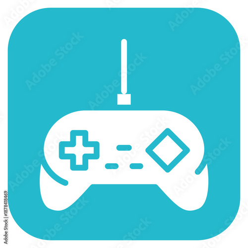 Joypad icon vector image. Can be used for Retro.