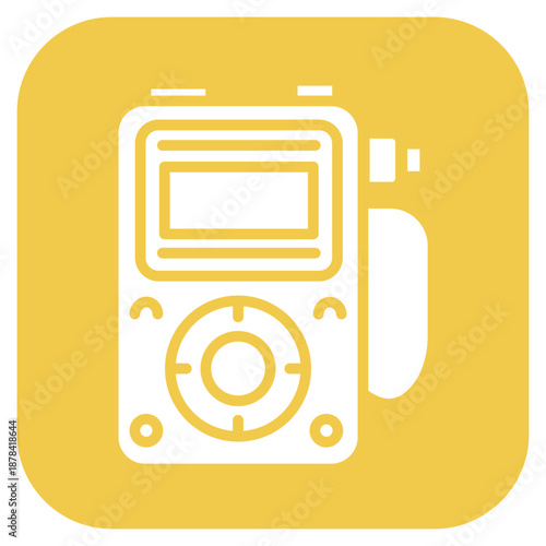 Walkman icon vector image. Can be used for Retro.