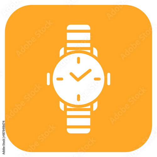 Watch icon vector image. Can be used for Retro.