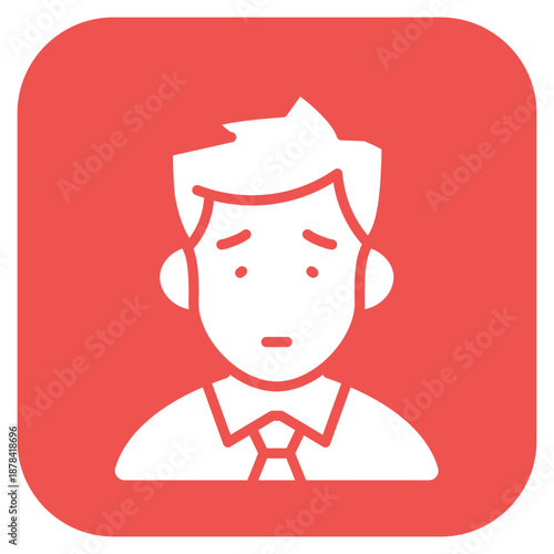 Counselor Male icon vector image. Can be used for Psychology.