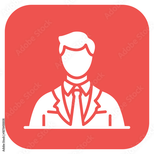 Occupational Psychology icon vector image. Can be used for Psychology.