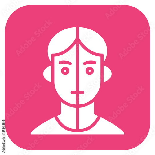 Personality icon vector image. Can be used for Psychology.
