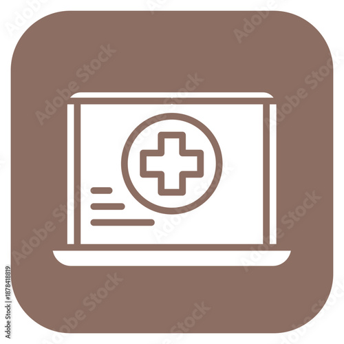Online Counselling icon vector image. Can be used for Psychology.