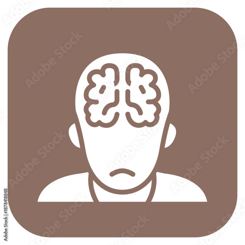 Psychotic Disorders icon vector image. Can be used for Psychology.