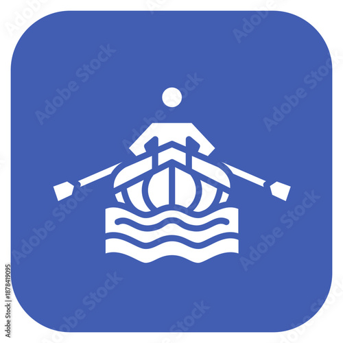 Rafting icon vector image. Can be used for Adventure.