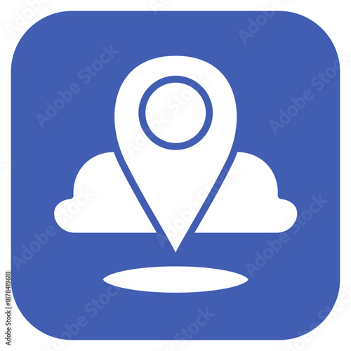 Location icon vector image. Can be used for Laundry.