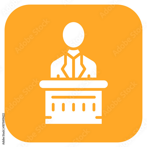 Reception icon vector image. Can be used for Laundry.