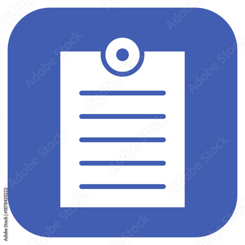 Sheet Of Paper icon vector image. Can be used for Printing.