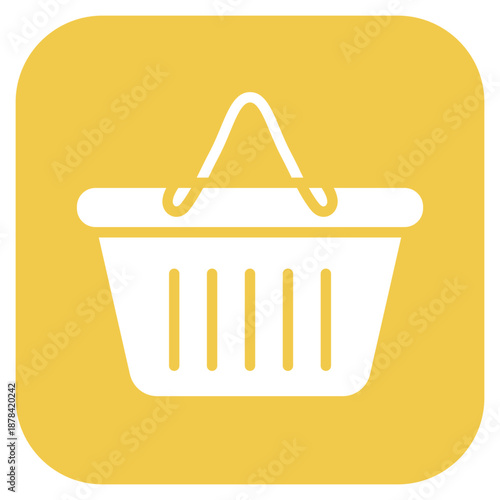 Basket icon vector image. Can be used for Carnival.