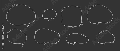 Minimal comic speech underline paired with manga onomatopoeia and dialogue box. Clean speech lines support comic layouts and manga visuals.