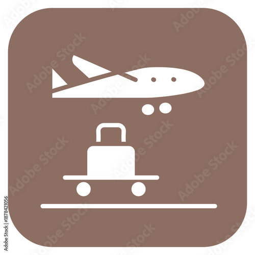 Arrival icon vector image. Can be used for Supply Chain.
