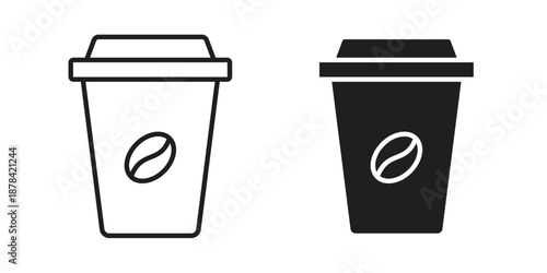 Coffee icons collection vector design illustration isolated. EPS10