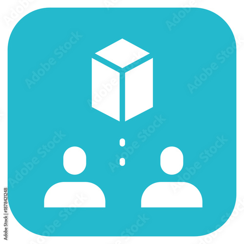 Demand icon vector image. Can be used for Supply Chain.
