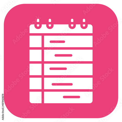 Chores Timetable icon vector image. Can be used for Child Adoption.