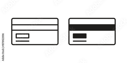 Credit card icons collection vector design illustration isolated. EPS10