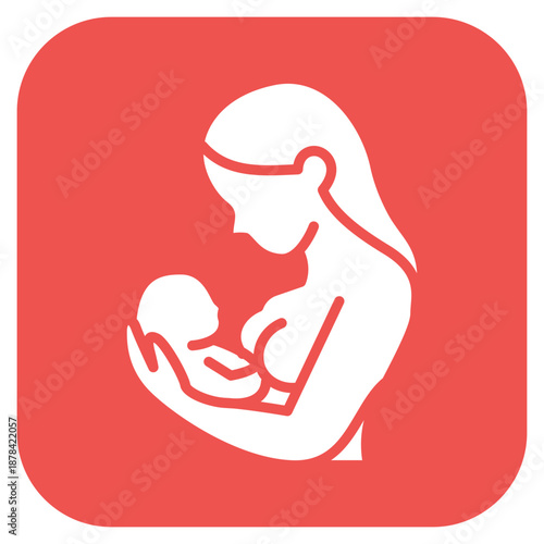 Postnatal Care icon vector image. Can be used for Child Adoption.