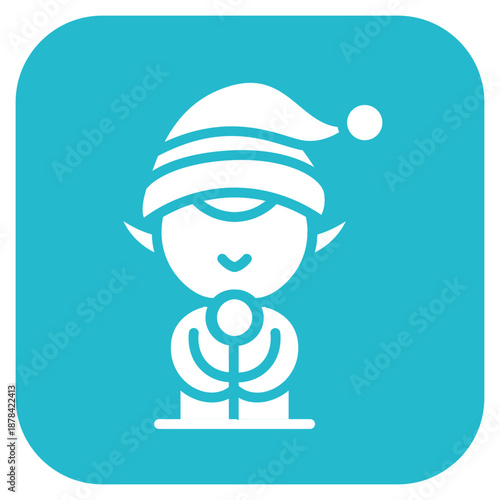 Elf icon vector image. Can be used for Fairytale.