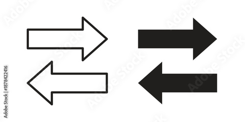 Data transfer icons collection vector design illustration isolated. EPS10