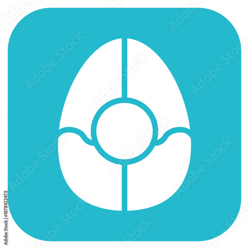 Golden Egg icon vector image. Can be used for Fairytale.